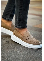 remss Robert RS615 Suede Mink Men's Loafer Shoes