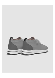 Cabani Knitwear Gray Lace-Up Men's Sports Shoes
