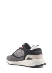 U.S. Polo Assn. U.S. POLO ASSN LEMAR 4FX - Gray and Red Comfortable Casual Sneakers