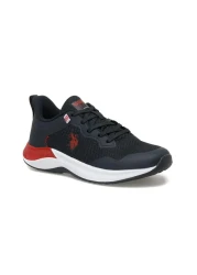 U.S. Polo Assn. FLORIN 4FX Navy Blue Men's Running Shoes-Navy Blue-Red