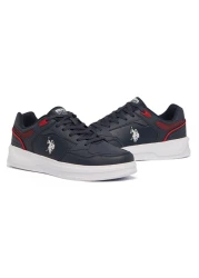U.S. Polo Assn. Men's Navy Low-Top Sneakers - Lightweight Lace-Up Design, Comfortable for Everyday Outfits