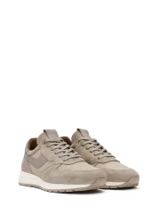 Derimod Men's Beige Lace-Up Leather Sneaker 25Sfd 707414
