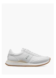 Lee Cooper Men's Logo Detail Sneakers with Lace-Up Closure