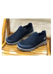 Forza Navy Blue - Kafkaslar Mesh Summer Elastic Breathable Full Orthopedic Men's Sports Shoes