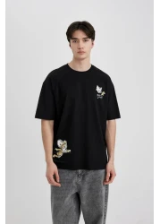 Defacto Tom & Jerry Crew Neck Oversize T-Shirt - C1527ax24sm
