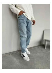 Gambocci بنطال جينز رجالي مريح من Boyfriend