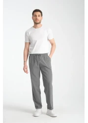 Klothy بنطال Kety رجالي مريح ذو مظهر كتان