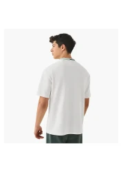 Kappa Kappa Logo Print T-shirt with Contrast Trim
