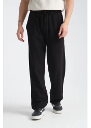 Redline بنطلون رجالي من الكتان المريح - مقاس فضفاض من Saga