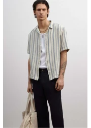 H&M Regular Fit Textured resort shirt