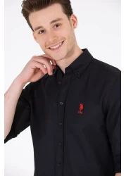 U.S. Polo Assn. Men's Black Long Sleeve Shirt - Basic Model50262932-VR046