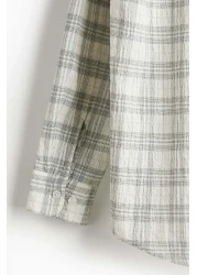 H&M Loose Fit Textured shirt