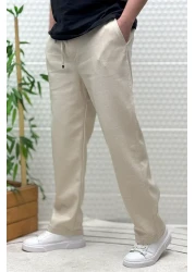 WAFRA Men's Relaxed Fit Pique Baggy Pants