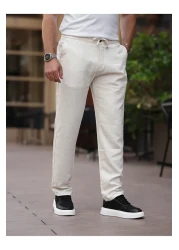 BASEL.CO Summer Thin Linen Jogger Pants