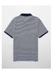 American Eagle AE Flex Pique Striped Polo Shirt