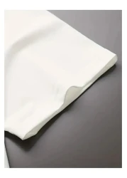 LAND MODA Comfortable Crew Neck T-Shirt with Paris Letter Print for Men,