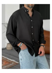 BYBASICMAN G-5138 Model Black Basic Shirt