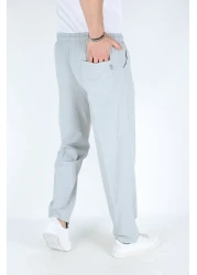 JAGER FABEL Gray Men's Hambez Elastic Comfortable Fit Cotton Tracksuit Bottom Trousers