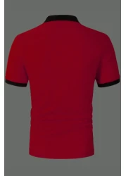 C&C OKULCUNUZ Spear Cavalry Embroidered Polo Collar T-shirt