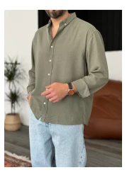 BYBASICMAN Khaki Basic Shirt G-5138