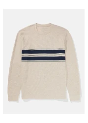 American Eagle Ae Long-Sleeve Striped Thermal T-Shirt