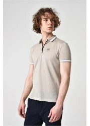 ALEXANDERGARDI Polo Collar T-Shirt with Zipper Detail (Barakm)