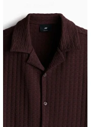 H&M Loose Fit Textured resort shirt