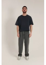 TKT بنطال بيكيه فضفاض للرجال