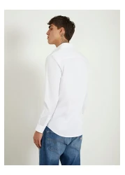 Guess Ls Sunset Shirt Men's White Shirt M1Yh20W7Zk1-G011