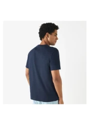 Lee Cooper Printed Crew Neck T-shirt With Short Sleeves