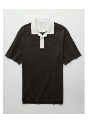 American Eagle AE Contrast Collar Polo Shirt