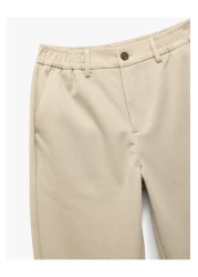 Koton Regular Waist Pocket Detailed Buttoned Chino Trousers