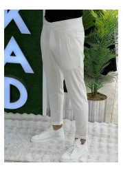 JANSO GROUP Akkad Fashion - Italian Cut Slimfit Fabric Trousers