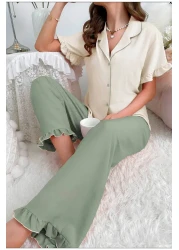 ELİTOL Bürümcük Arabian Buttoned Pajama Set