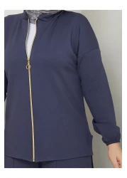 Moda Krash Modal Fabric Cardigan Sports Suit