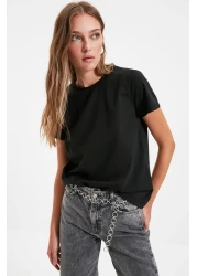  Collection حزمة من 2 تي شيرت محبوك مصنوع من القطن بنسبة 100% - رقبة دائرية، متعدد الألوان TWOSS20TS0141