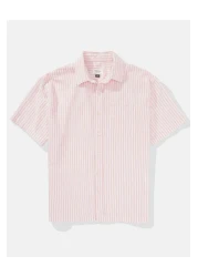 American Eagle Ae Button-Up Poolside Shirt U-2154-2552