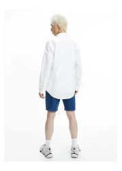 Calvin Klein Ck Chest Logo Slım Stretch Shirt