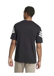 adidas Essentials 3-Stripes Logo Print T-Shirt