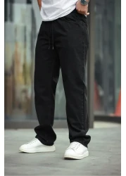 comstar Men's Baggy Comfortable Fit Waist Elastic Pants