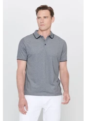 AC&Co / Altınyıldız Classics تي شيرت رجالي بقصة ضيقة وياقة بولو - نسيج قطني غير قابل للانكماش