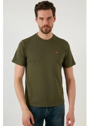 Levi's Men's Khaki Crew Neck T-shirt 56605-0110