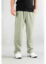 bombe Men's Black Comfortable Fit Bagy Pants Fabric Belted Drawstring Lycra Fabric Canvas Blend Trousers