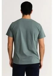 Gantt Crew Neck Tshirt Gray Gant