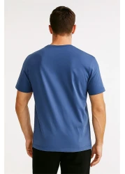 Lacco Crew Neck Ddf Print Blue