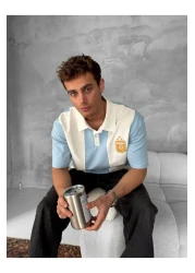 KUN SPORTSWEAR تيشيرت ريترو نوستالجيا ممتاز للجنسين مقاس كبير