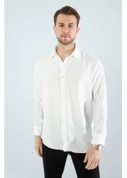 YXC Oversize Long Sleeve Easy Ironing Sweat Absorbing Breathable Double Face Four Seasons Casual Cut Men's Shirt