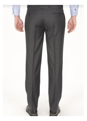 MaviMoure Men's Smoked Classic Cut Fabric Trousers