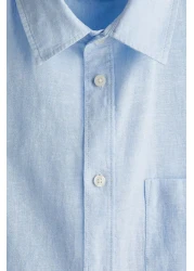H&M Regular Fit Linen-blend shirt