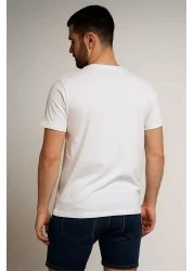 Gantt Crew Neck Tshirt White Gant